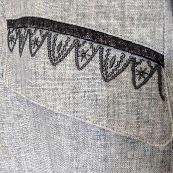 Vintage Women's Grey Blazer, 5 Button Closure, Schneider's Salzberg - Picture 4 of 12